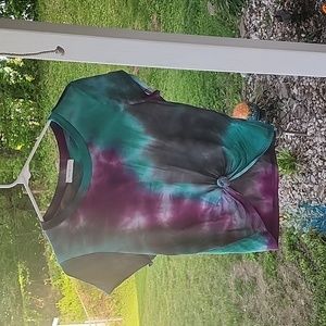 Crop top tye dye shirt